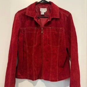 Live A Little Red Suede Jacket
